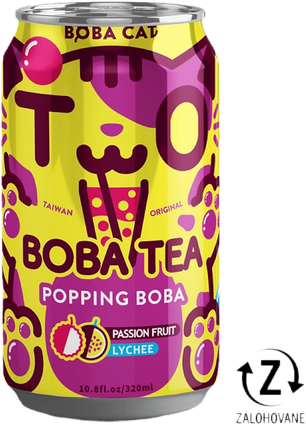 Boba Cat — Passion Fruit & Liči (0,32 l)