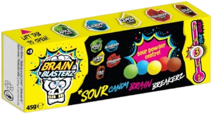 Brain Blasterz — Sour — s náplňou (45 g)